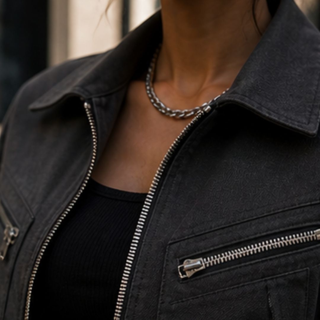Shadowline Cropped Utility Jacket