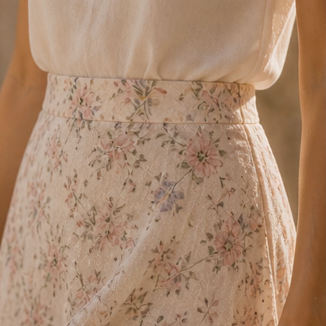 Petal Whisper Flow Skirt