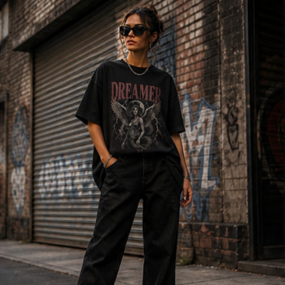 Fearless Dreamer Vintage Graphic Tee