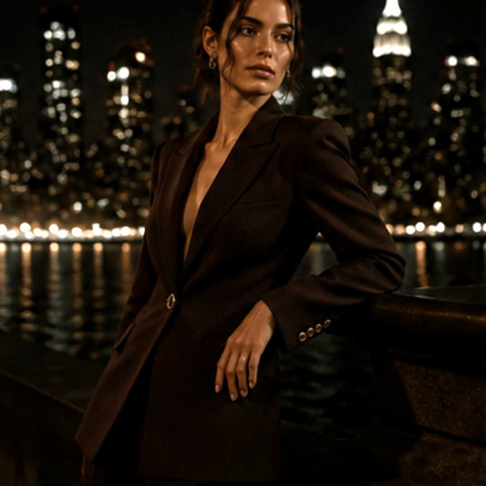 Noir Sculpt Blazer